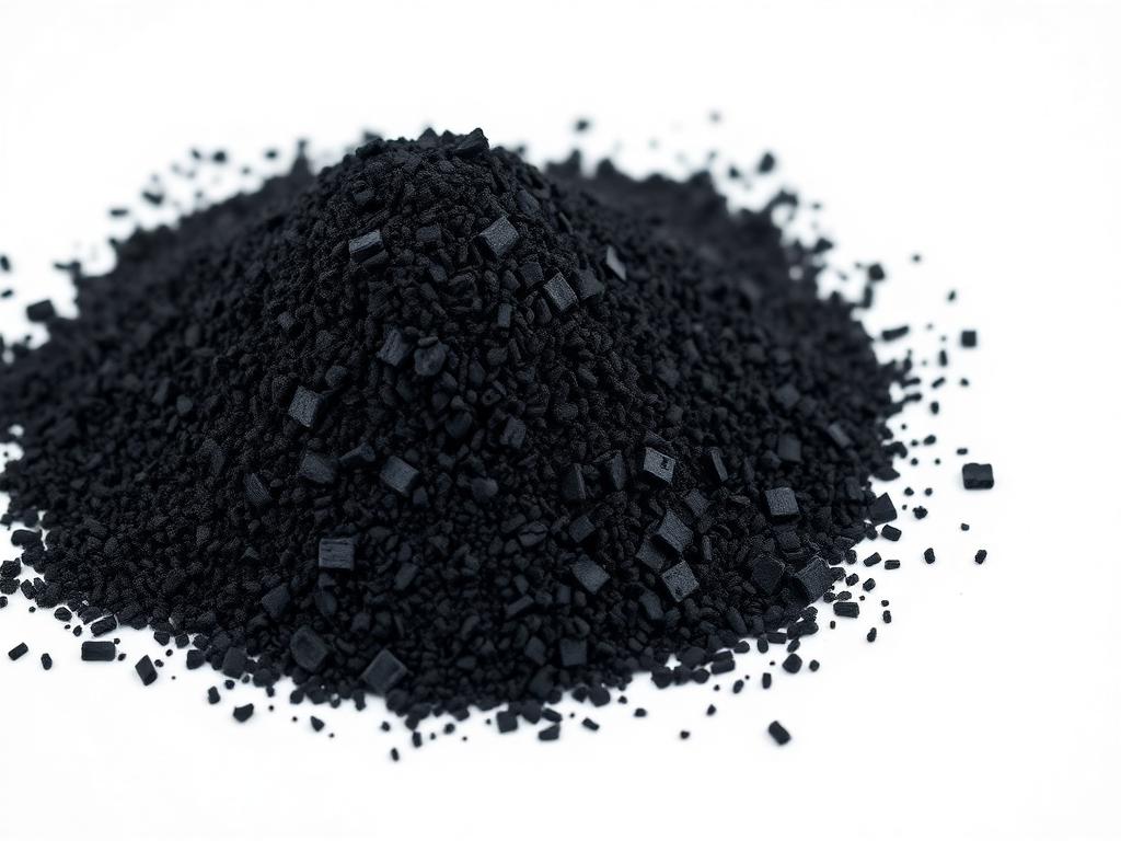 Black crumb rubber granulate for compounding